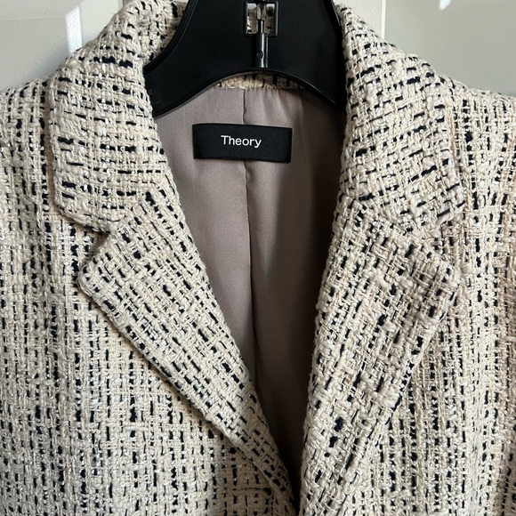 NWT Theory Cropped Tweed Jacket - Picture 7 of 7
